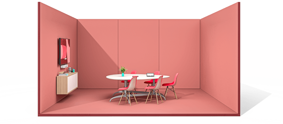 Logitech small meeting room - up to 6 people