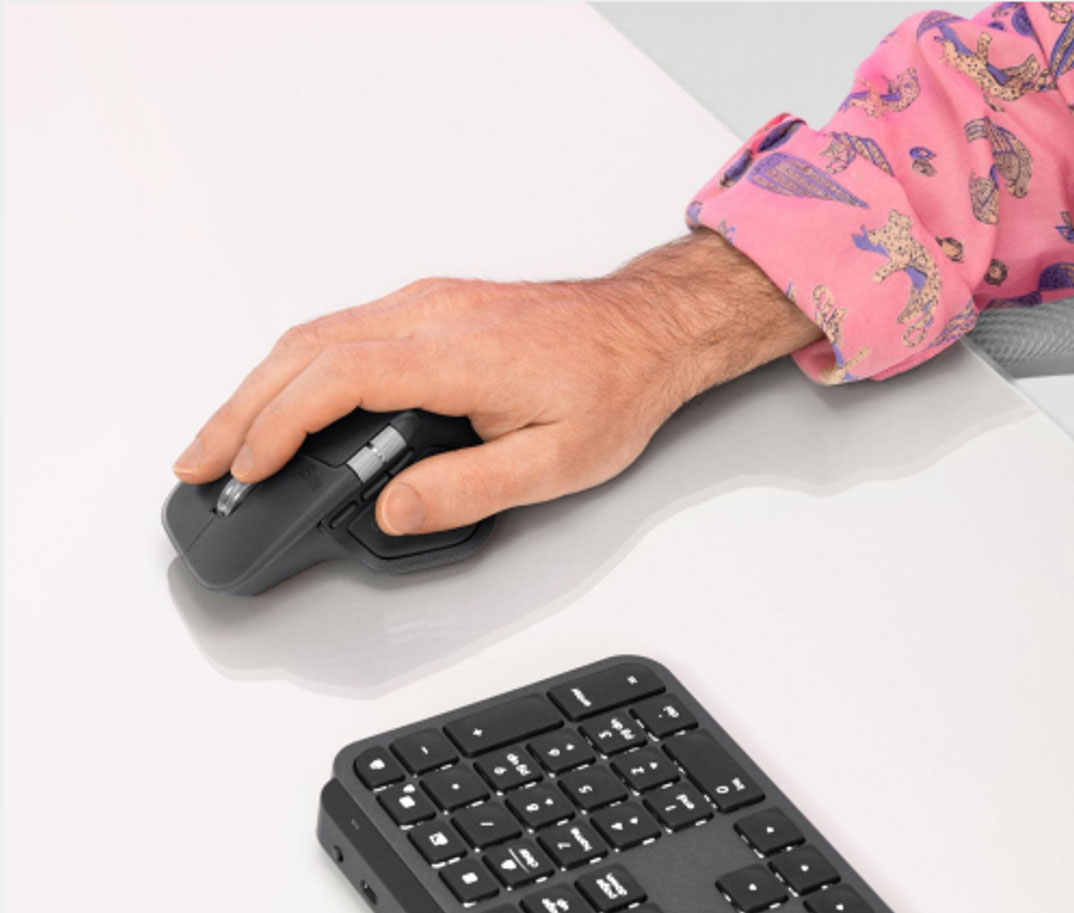 Logitech MX Master 4 in use